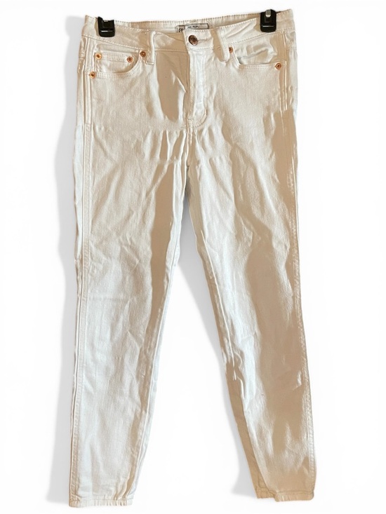 Free People Denim - Free People Montana White Skinny Jeans Women's Size 25 High Rise Denim